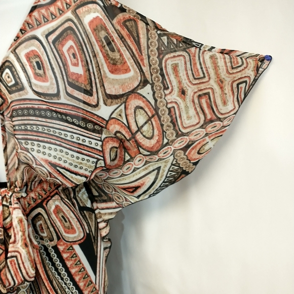 Serenade NY 2 Pc Set Tank Sheer Tunic Blouse Size S - Picture 7 of 8